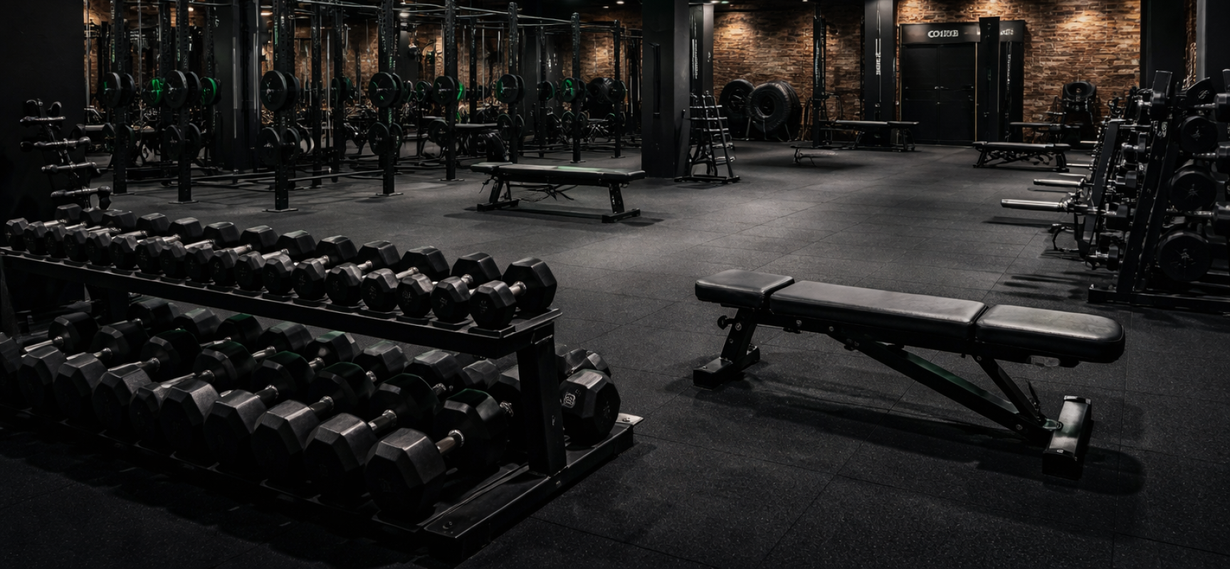 Gvozdjar - Industrial gym with green accents